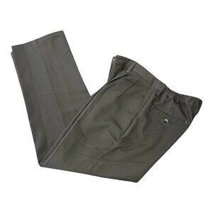 Vintage Legendary Gold Khakis Pleated Pants Mens 32x30 Olive Y2K 90s